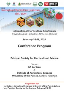 International Horticulture Conference (February 26-28, 2020)